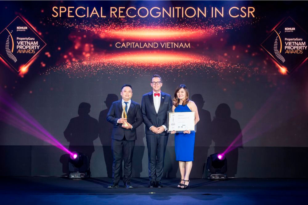 Tập đoàn CapitaLand Việt Nam nhận Chứng nhận đặc biệt về Trách nhiệm xã hội của doanh nghiệp