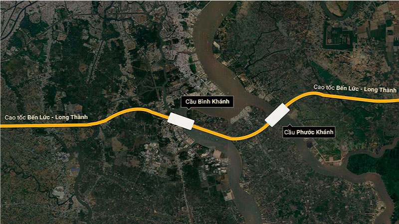 Bản đồ quy hoạch dự án xây dựng cầu Bình Khánh