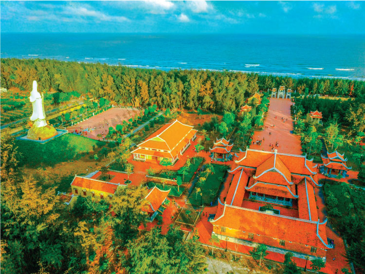 Thiền viện Trúc Lâm Trà Vinh - Ngôi thiền viện sát biển tuyệt đẹp
