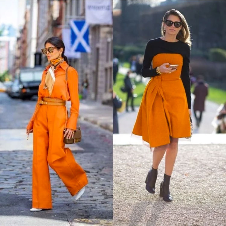Trang phục màu cam