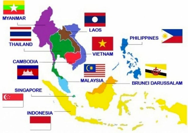 Đông Nam Á bao gồm 11 quốc gia