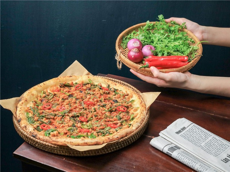 The Home Pizza đem đến món ngon pizza theo phong cách Việt