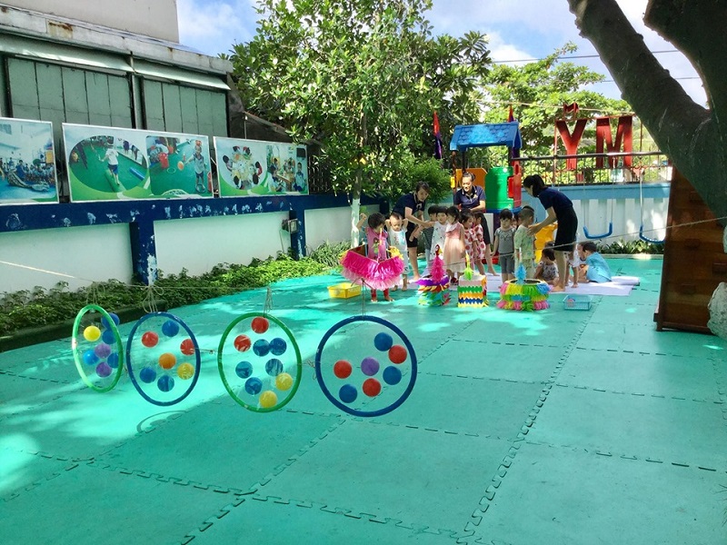 Sân chơi ngoài trời tại Quốc tế Hệ Thống Trường Việt Mỹ