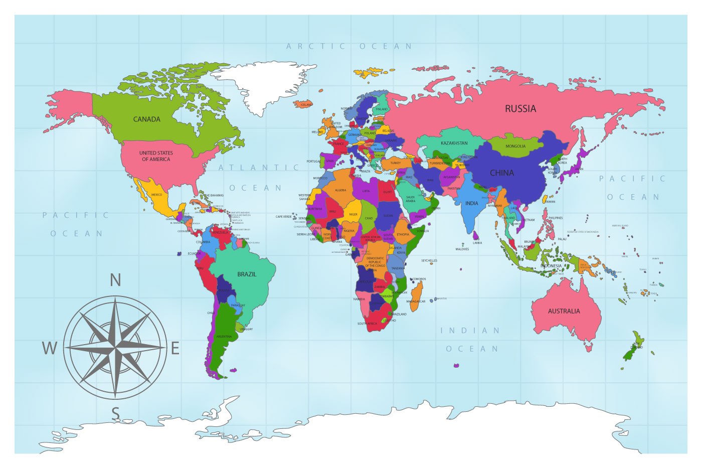 Theo Liên Hợp Quốc công bố, thế giới có 195 quốc gia