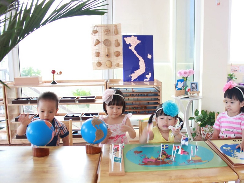 Chương trình đào tạo quốc tế tại Montessori Smiling Fingers