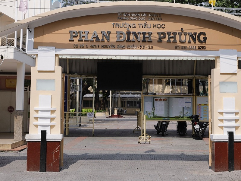 Trường tiểu học Phan Đình Phùng – Phường 2